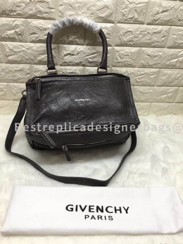 Givenchy Small Pandora Bag In Aged Leather Brown SHW 1-28608